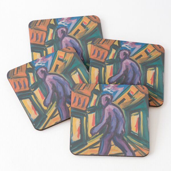 Item preview, Urban Wanderer in Expressionist Style designed and sold by matek133.