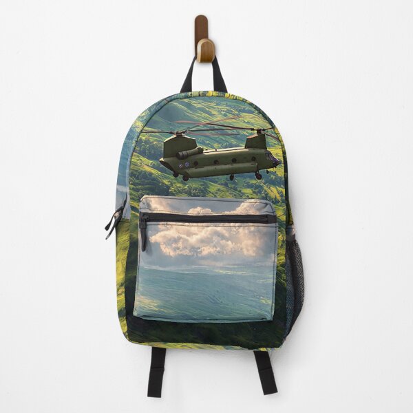 Item preview, Boeing Chinook Cruising Over the Rural Landscape in Golden Light designed and sold by Skyframe Aviation.