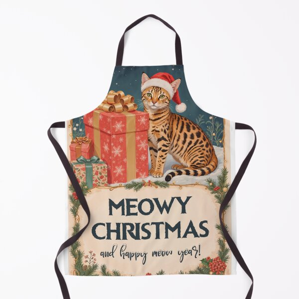 Item preview, Bengal Cat: Meowy Christmas! designed and sold by store52.