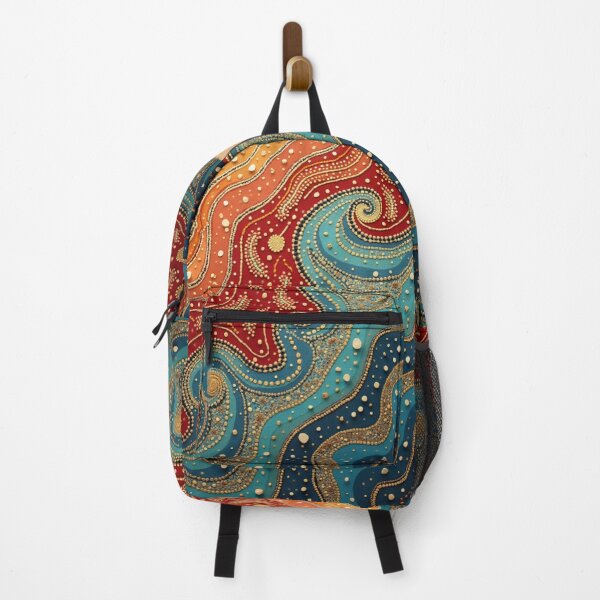 Item preview, Aboriginal Inspired Dot Art - Serenity Of Lava And Ocean designed and sold by GrinGalore.