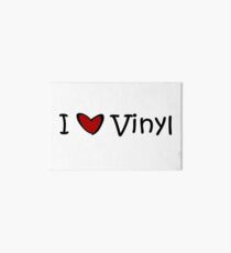 i love vinyl Art Board