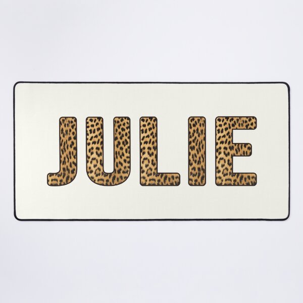 Item preview, Julie Name Leopard Print designed and sold by Jeallan Designs.
