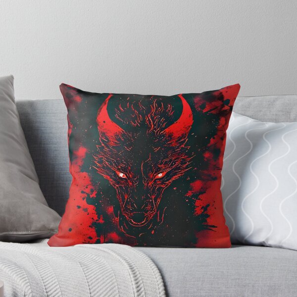 Item preview, Bleeding Shadow Wolf | Red Grunge Nightmare Art designed and sold by Neer arts.