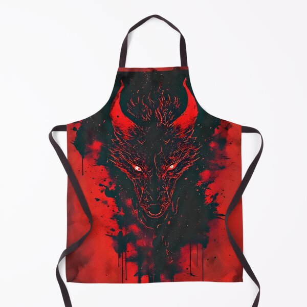 Item preview, Bleeding Shadow Wolf | Red Grunge Nightmare Art designed and sold by Neer arts.