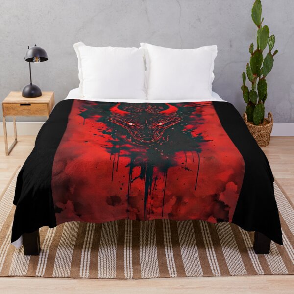 Item preview, Bleeding Shadow Wolf | Red Grunge Nightmare Art designed and sold by Neer arts.