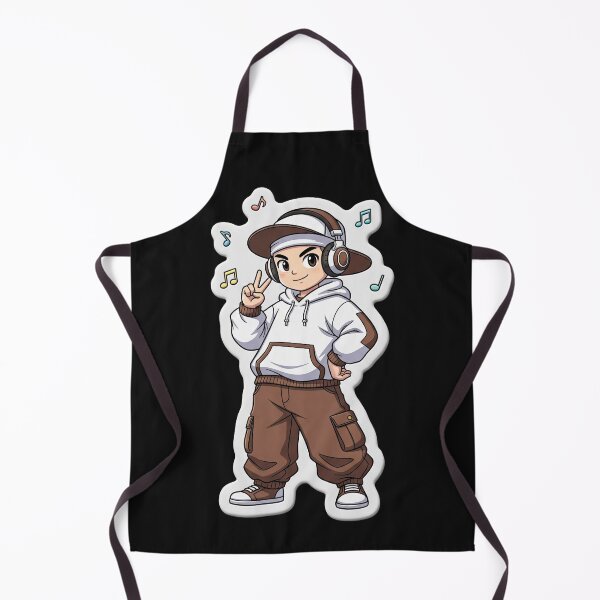 Item preview, Music Lover Cartoon Boy - Urban Fashion & Awesome Beats designed and sold by MCT-GALLERY.