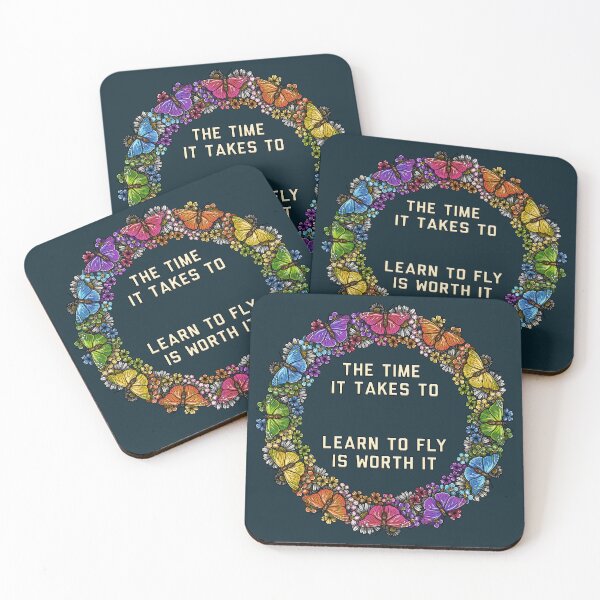 Item preview, Learning To Fly Takes Time designed and sold by Art by Veya.