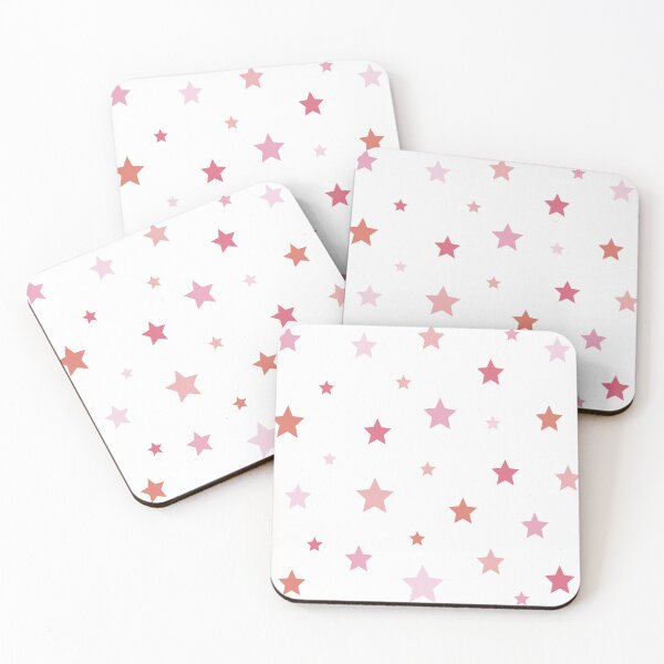Item preview, Soft Pink and Coral Stars Pack designed and sold by Aesthetic Crew.