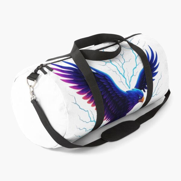 Item preview, Neon Thunder Eagle – Electric Power Art designed and sold by GlowAIDesigns.