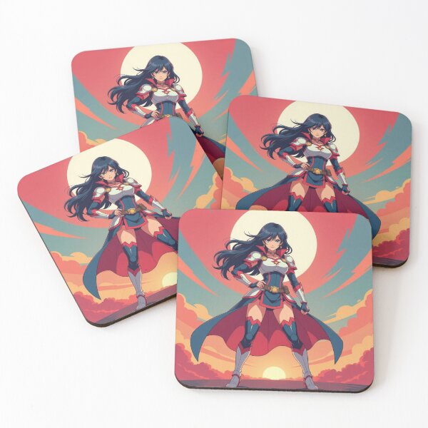 Item preview, Sunset Warrior - Strength, Style & Storytelling – Heroic Vibes in Vibrant Colors designed and sold by FotoworldEdel.