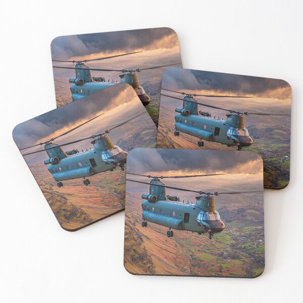 Item preview, The Chinook Helicopter Over the Meadows of England in Peaceful Flight designed and sold by Skyframe Aviation.