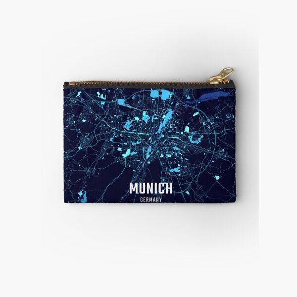 Item preview, Munich Midnight City Map designed and sold by HomeLivingCo.