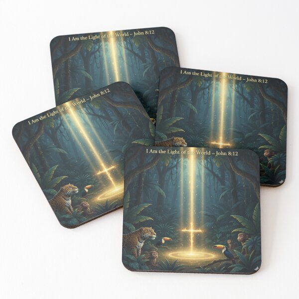 Item preview, The Light in the Jungle – I Am the Light of the World designed and sold by vineartstudio.