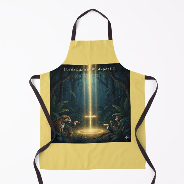 Item preview, The Light in the Jungle – I Am the Light of the World designed and sold by vineartstudio.