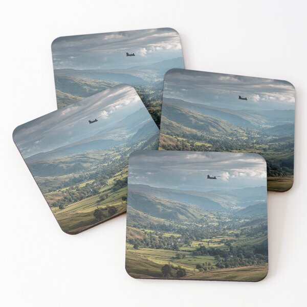 Item preview, Royal Air Force Chinook Hovering Above Quiet Rural England During Low Level Flight designed and sold by Skyframe Aviation.