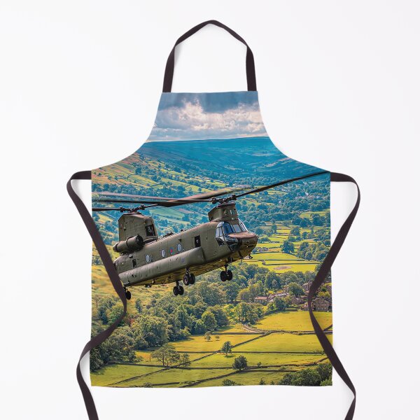 Item preview, Legendary Chinook Passing Over the Meadows of England in Bright Daylight designed and sold by Skyframe Aviation.