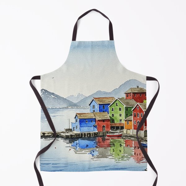 Item preview, Picturesque fishing village designed and sold by Design4uStudio.