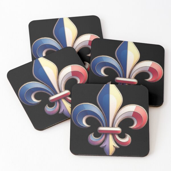 Item preview, The Fleur de lys of France, a lily that became a defining symbol in heraldry using the iconic Fleur de lis designed and sold by ProjectNoah.