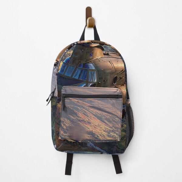Item preview, The Chinook Helicopter Over Gentle Hillsides Above the Clouds designed and sold by Skyframe Aviation.