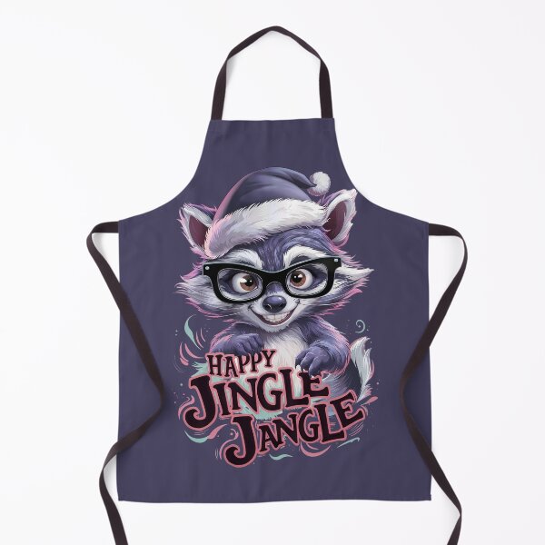 Item preview, Happy Jingle Jangle Cheeky Raccoon Christmas designed and sold by SolaoLab.