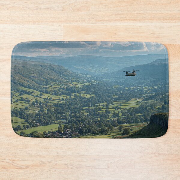 Item preview, Boeing Chinook Cruising Over Rolling Fields on Patrol designed and sold by Skyframe Aviation.