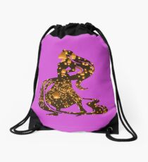 Gleaming Lanterns Glow Drawstring Bag