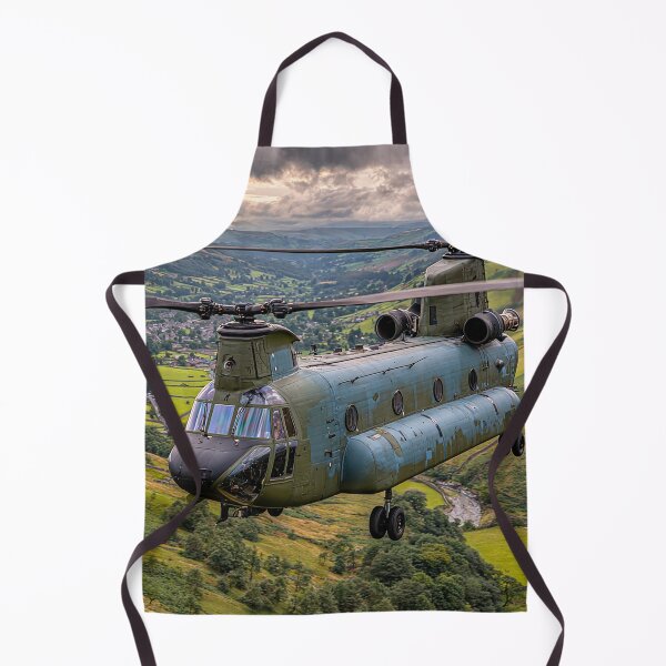 Item preview, Heavy Lift Chinook Over the Meadows of England During Low Level Flight designed and sold by Skyframe Aviation.