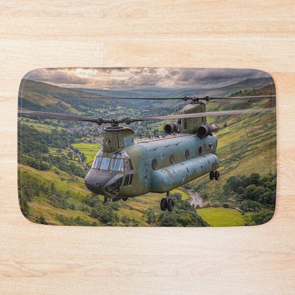 Item preview, Heavy Lift Chinook Over the Meadows of England During Low Level Flight designed and sold by Skyframe Aviation.