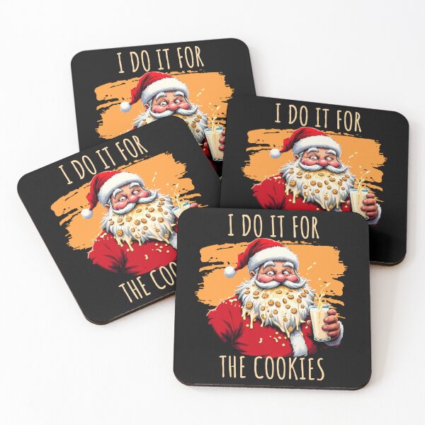 Item preview, Funny Santa Cookie Lover Christmas Design designed and sold by MTJ-Mushrooms.
