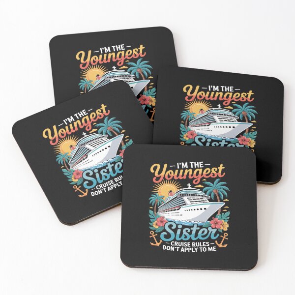 Item preview, I Am Youngest Sister Cruise Rules Don'T Apply To Me designed and sold by Kcgarciaso.