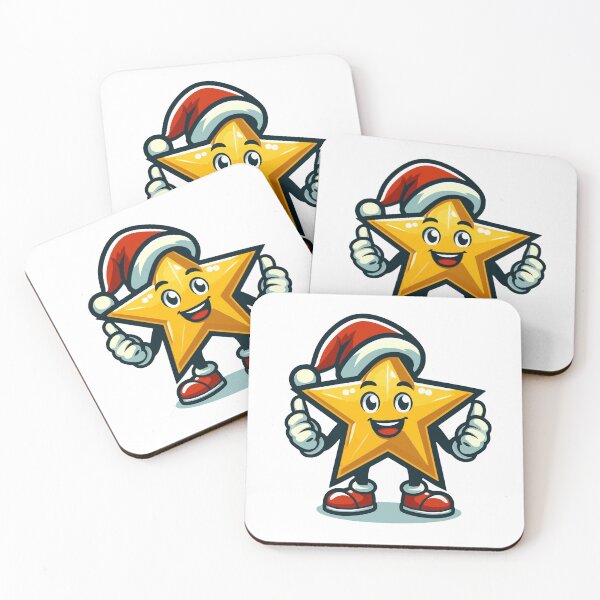 Item preview, Vintage Star Wearing Santa Hat Christmas Retro Holiday  designed and sold by stylishdzign.