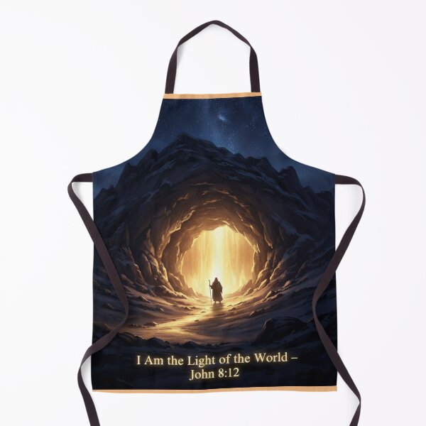 Item preview, The Cave of Light – I Am the Light of the World designed and sold by vineartstudio.