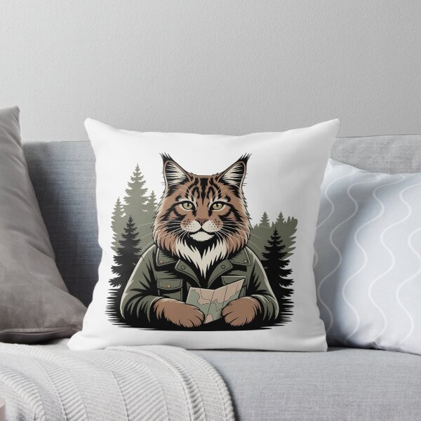 Item preview, Maine Coon Navigator Adventure Cat Sticker | Rugged Outdoor Feline Art designed and sold by GiftsForge.
