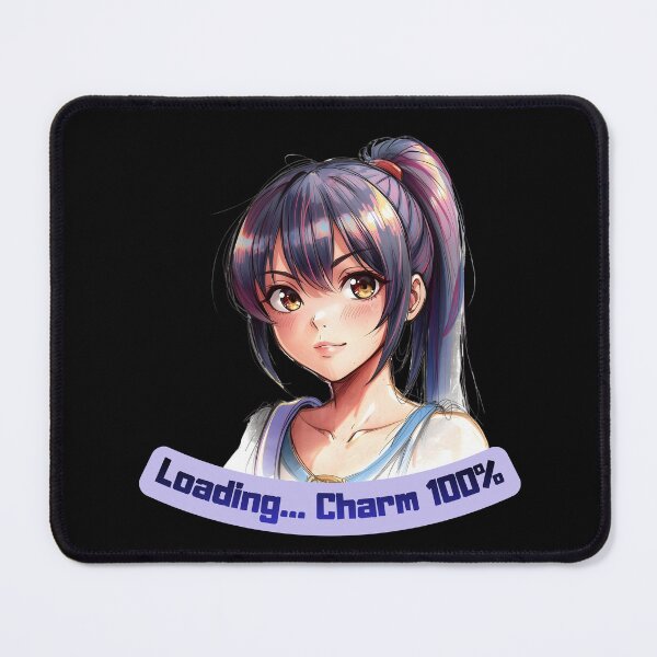 Item preview, Loading... Charm 100% – Cute Anime Girl Digital Portrait Illustration designed and sold by TestudoDesign.
