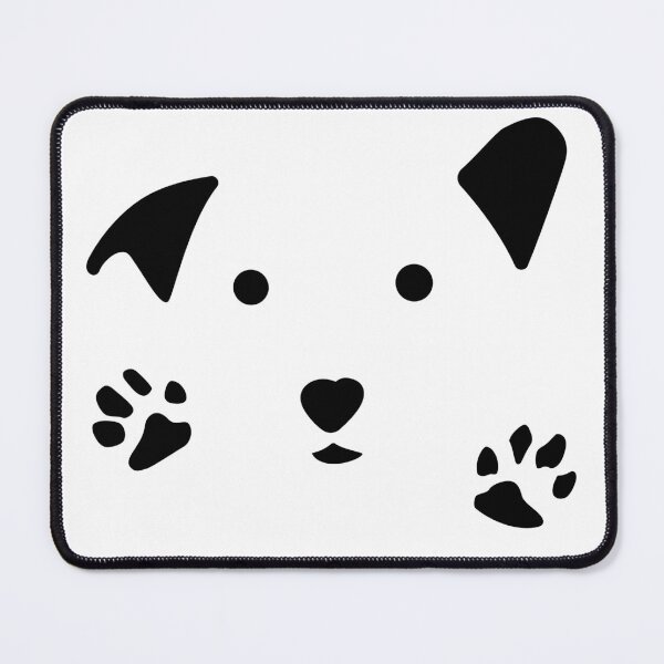 Item preview, Minimalist Dog Face designed and sold by PixelForgeShop.