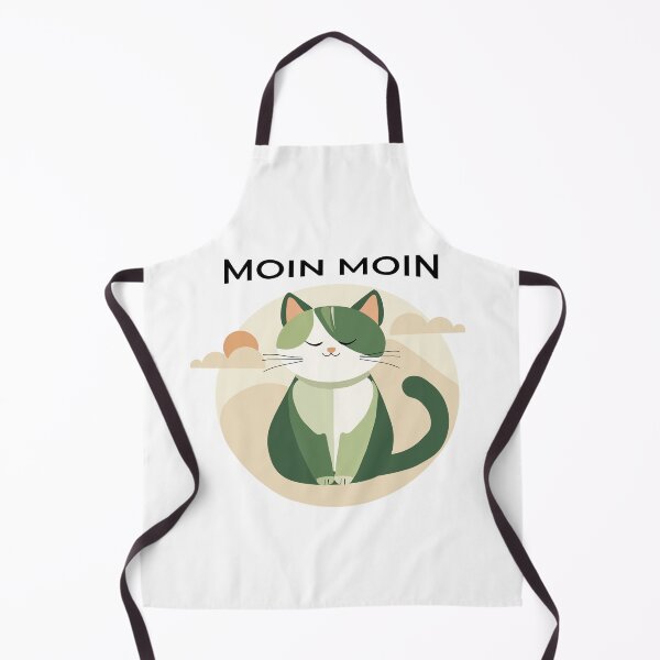 Item preview, Cat, Moin Moin, North German greeting designed and sold by AGNATA Design.