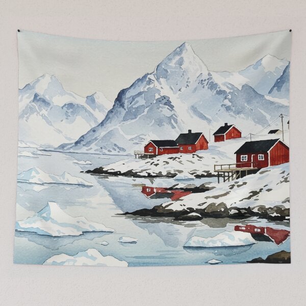 Item preview, Arctic landscape designed and sold by Design4uStudio.