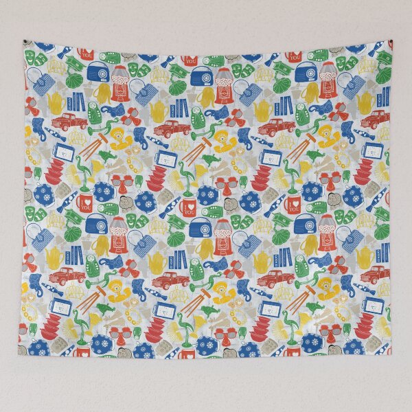 Item preview, Mid-Century Thrift Finds / Primary Pop designed and sold by Carina Parry Studios.