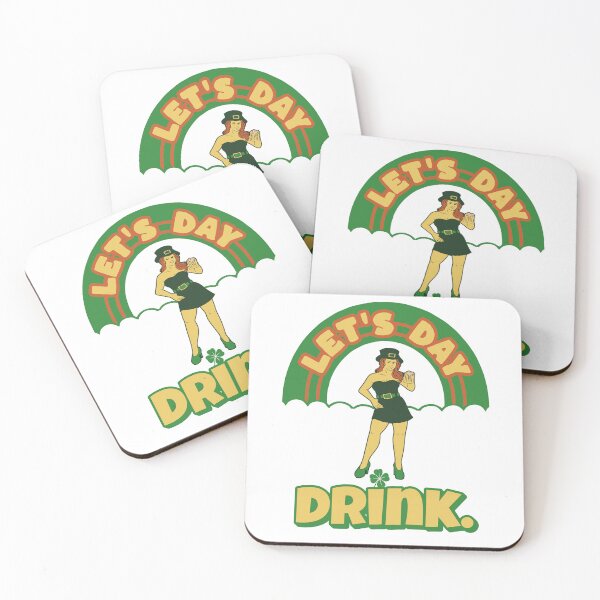Item preview, Let's Day Drink Drinking Leprechaun Beer St Patrick's Day designed and sold by CeliaZnx.