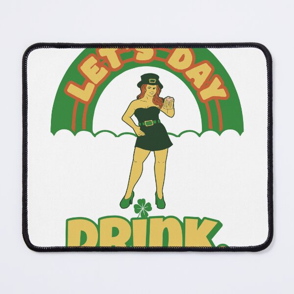 Item preview, Let's Day Drink Drinking Leprechaun Beer St Patrick's Day designed and sold by CeliaZnx.