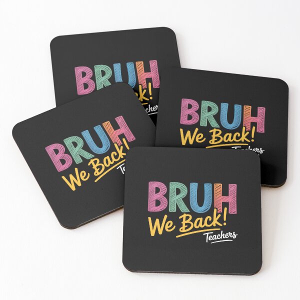 Item preview, Bruh We Back Teachers Back To School designed and sold by AnixieArtFun.