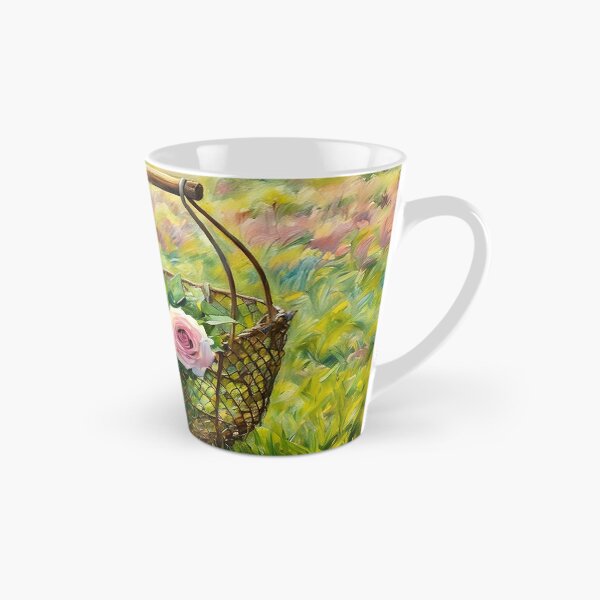 Item preview, Pink Roses in Wire Basket designed and sold by tomorrowsart.