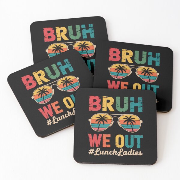 Item preview, Bruh We Out Lunch Ladies Retro Happy Last Day Of School designed and sold by AnixieArtFun.