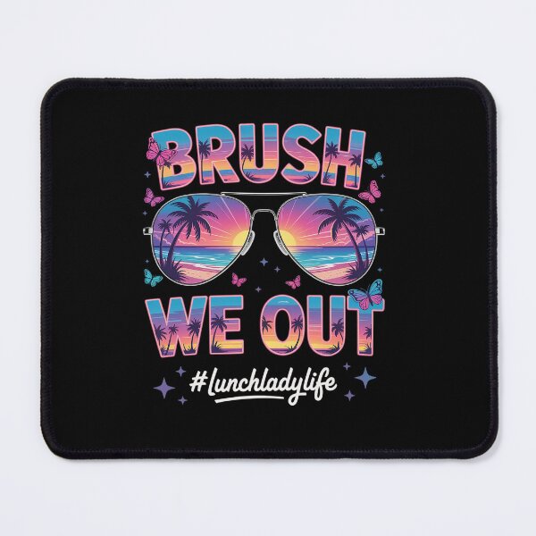 Item preview, Bruh We Out Summer Lunch Lady Life Sunglasses designed and sold by AnixieArtFun.