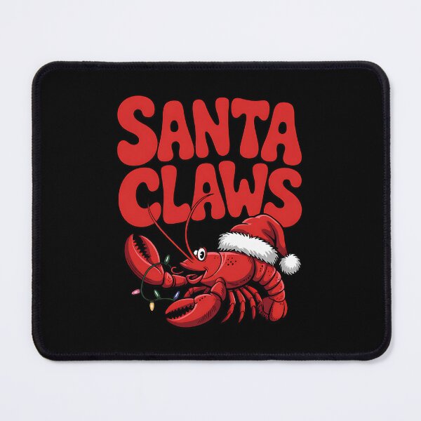 Item preview, Santa Claws Funny Christmas Lobster with Lights designed and sold by BakeryDozen.