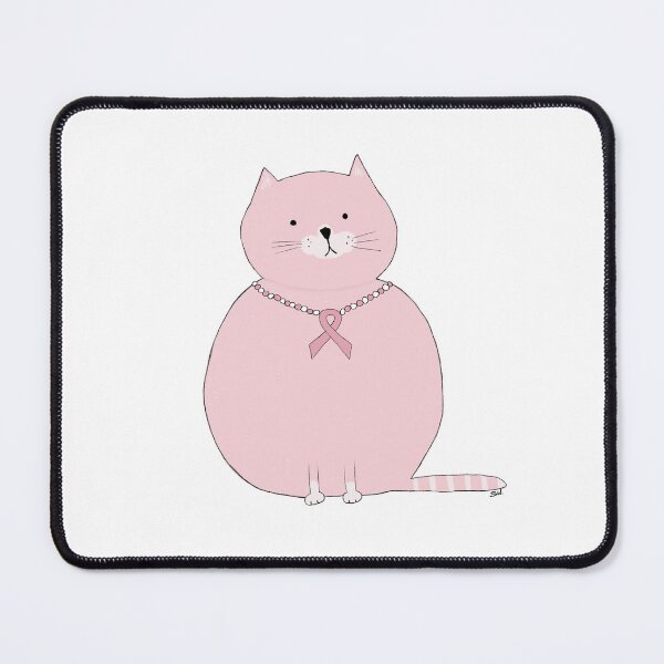 Item preview, Pinky the Cat - breast cancer awareness designed and sold by Shelley Winters.