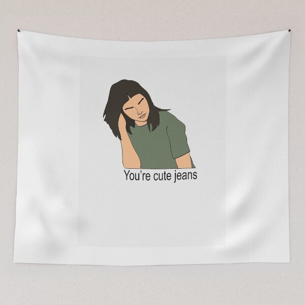 Item preview, Kendall Jenner You're Cute Jeans  designed and sold by GabriellaDuncan.