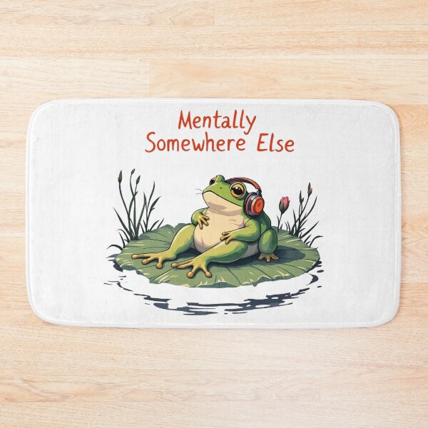 Item preview, "Mentally Somewhere Else" Frog designed and sold by UAcomix.