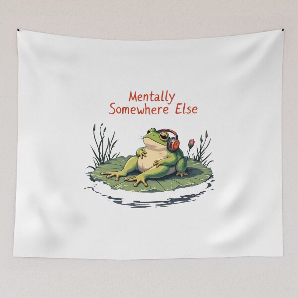 Item preview, "Mentally Somewhere Else" Frog designed and sold by UAcomix.