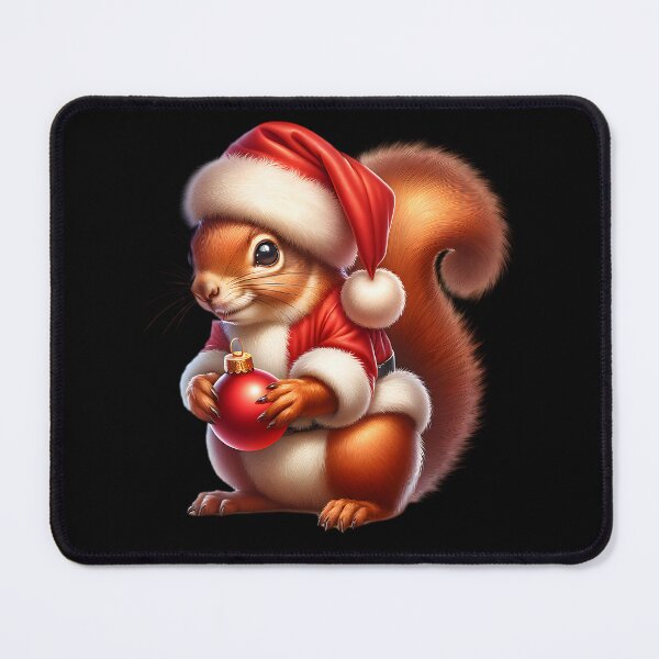 Artikelvorschau, Weihnachtliches Eichhörnchen - lustiges Weihnachtsdesign entworfen und verkauft von ReneMM.